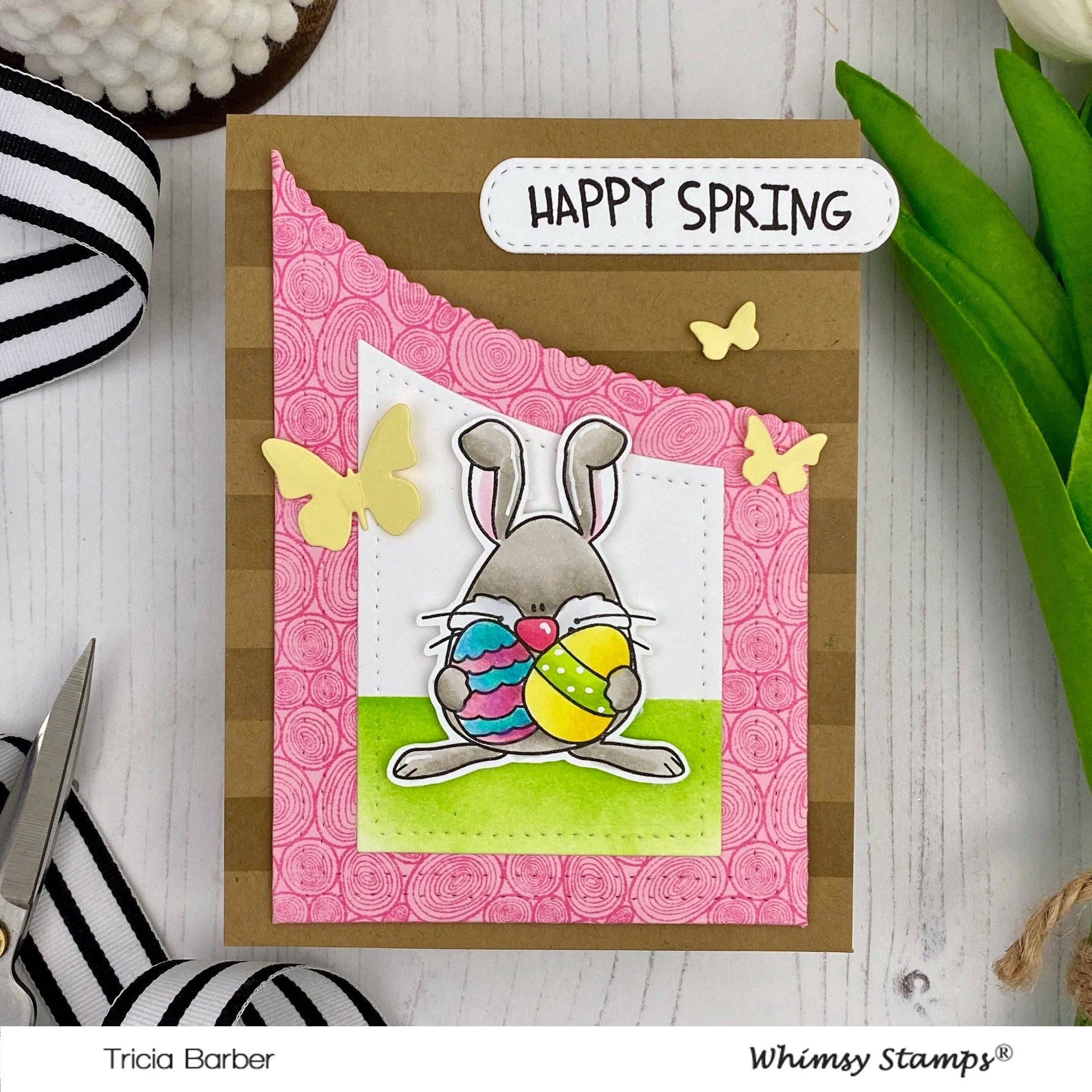 Spring Bunnies Clear Stamps - Whimsy Stamps