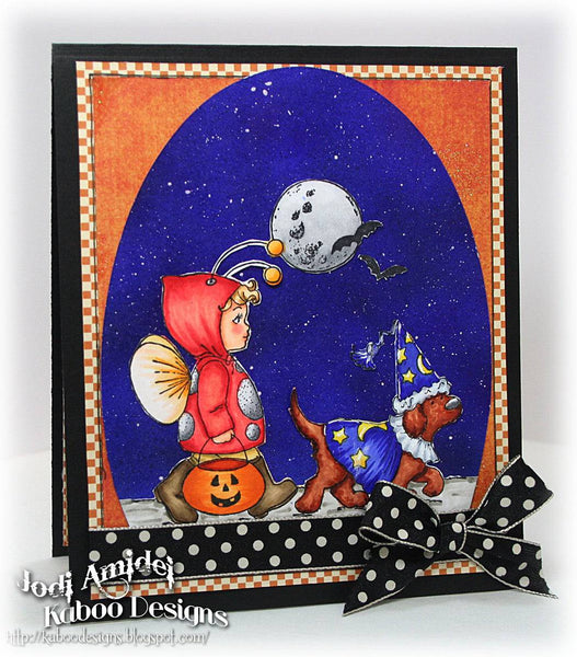 Trick or Treating - Digital Stamp - Whimsy Stamps