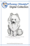 Trixie Dog - Digital Stamp - Whimsy Stamps
