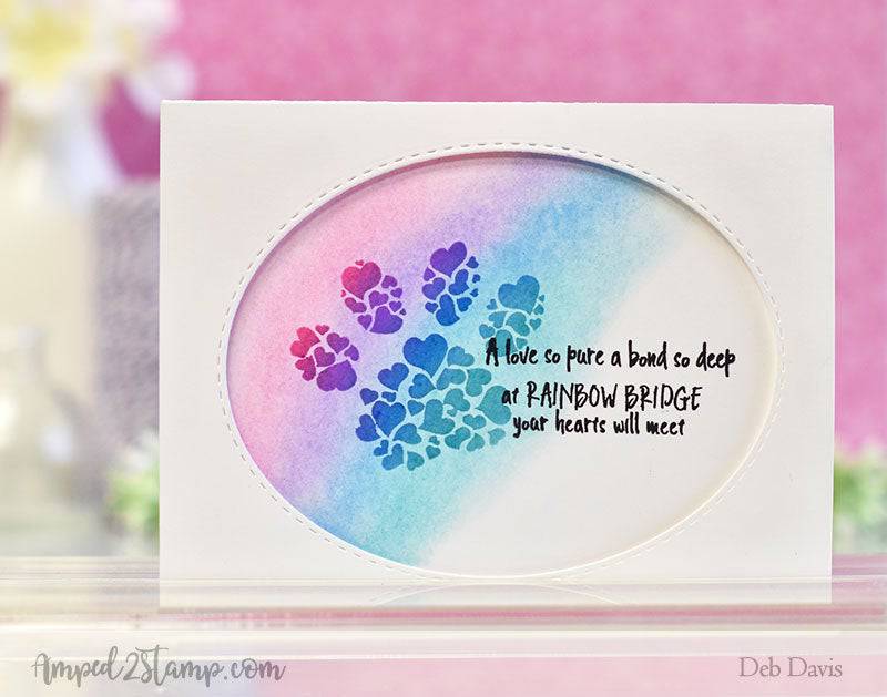 Basic Stitched Ovals Die Set - Whimsy Stamps