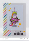 Unicorn Sparkle Clear Stamps - Whimsy Stamps