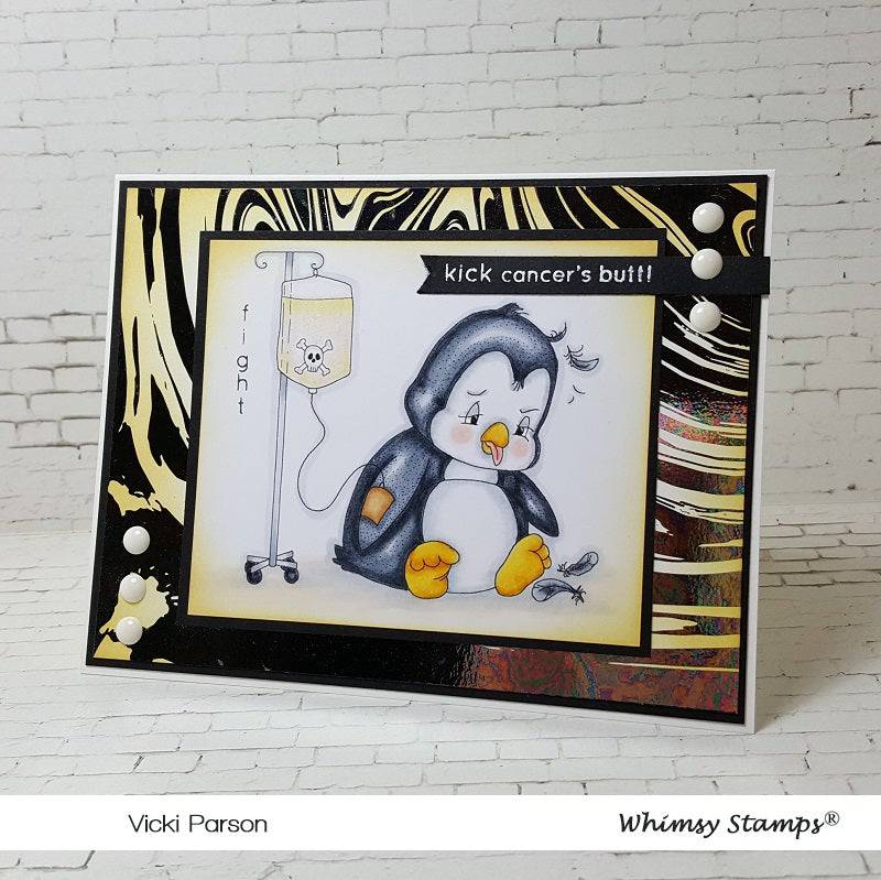 Penguin Ray - Digital Stamp - Whimsy Stamps