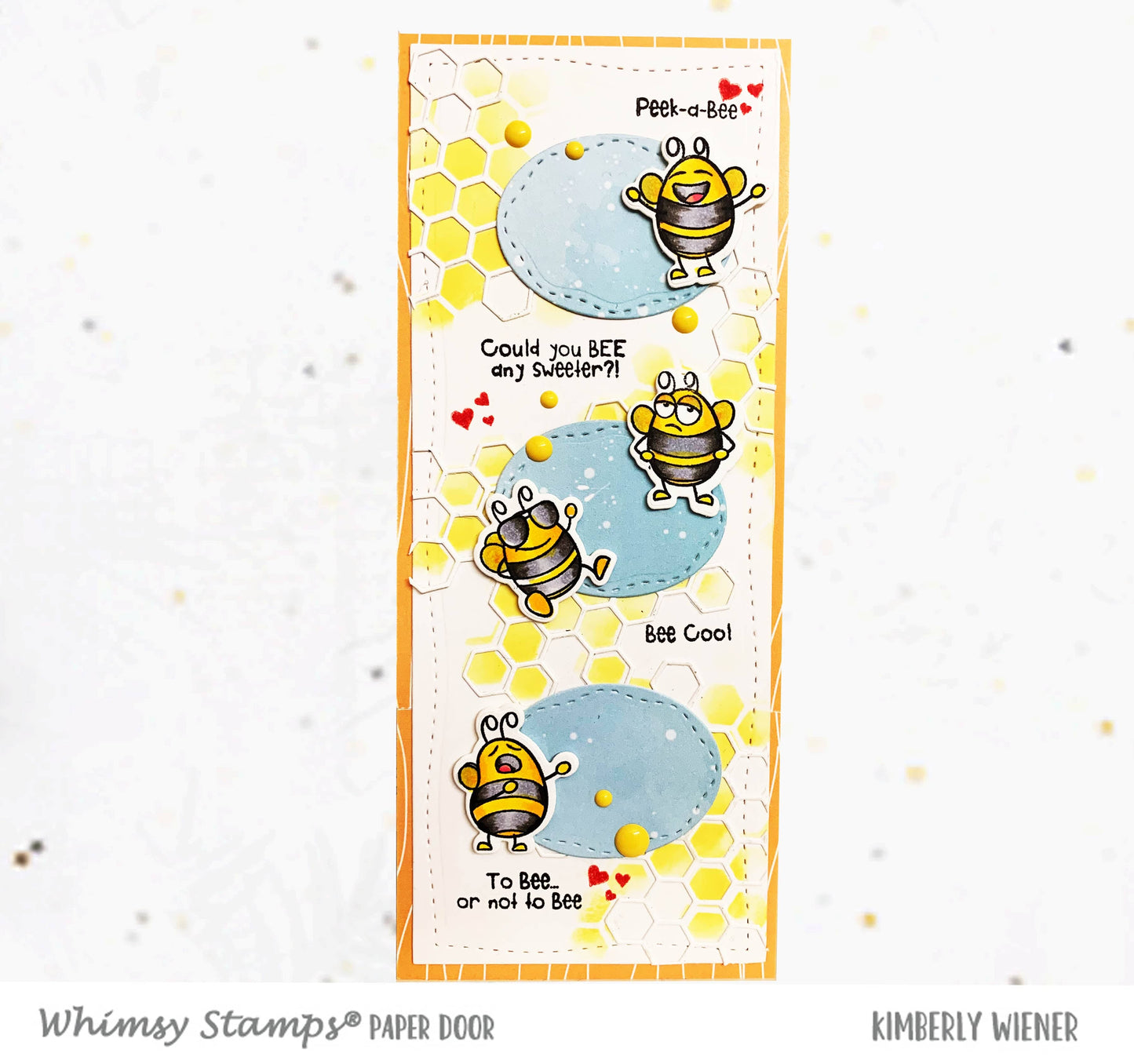 Bizzy Bees Clear Stamps - Whimsy Stamps