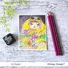Polka Dot Pals Tamsin Midnight Mosey - Digital Coloring Scene - Whimsy Stamps
