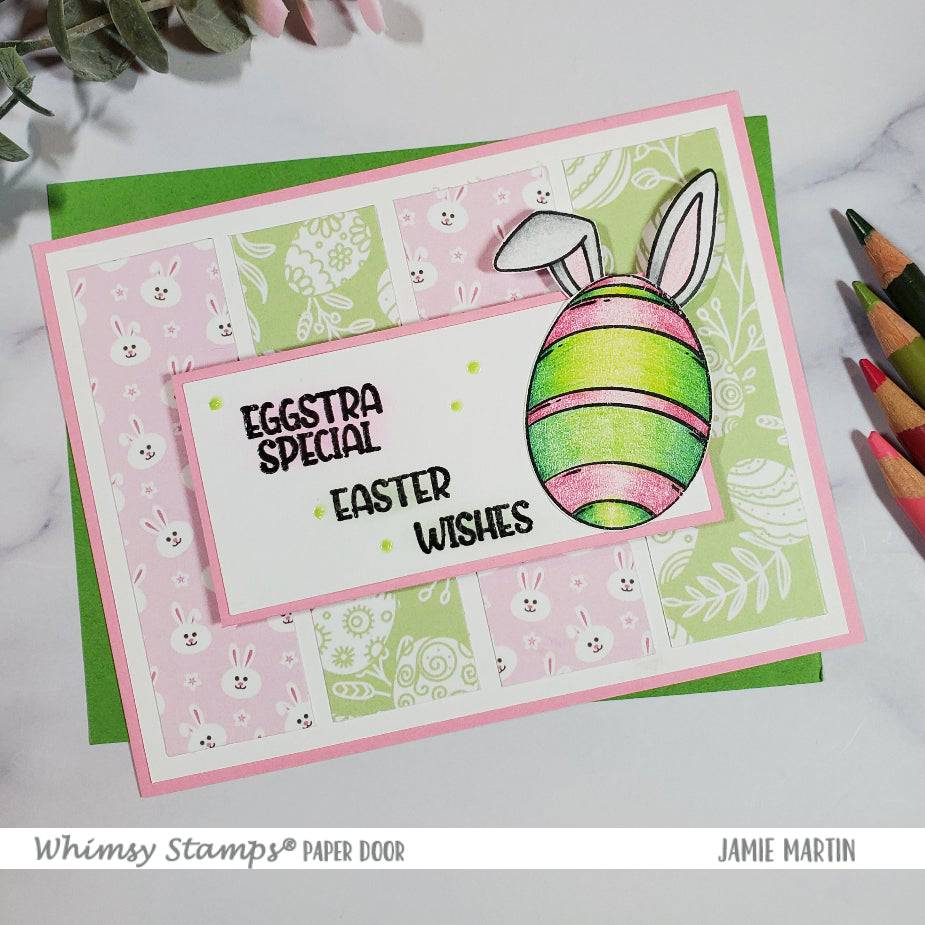 6x6 Paper Pack - Eggstra Bunnies - Whimsy Stamps