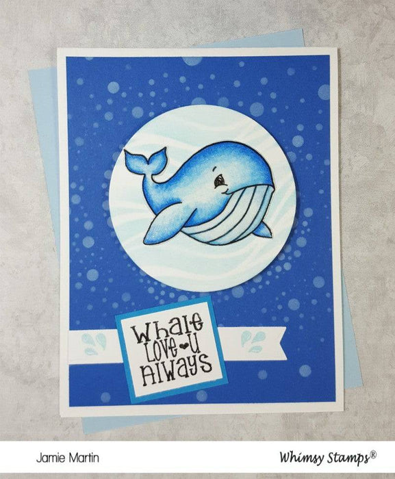 Whale of a Time Clear Stamps - Whimsy Stamps
