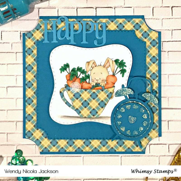 Cup Full of Happiness - Digital Stamp - Whimsy Stamps