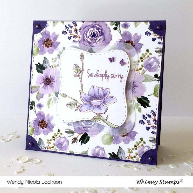 6x6 Paper Pack - Fabulous Florals - Whimsy Stamps