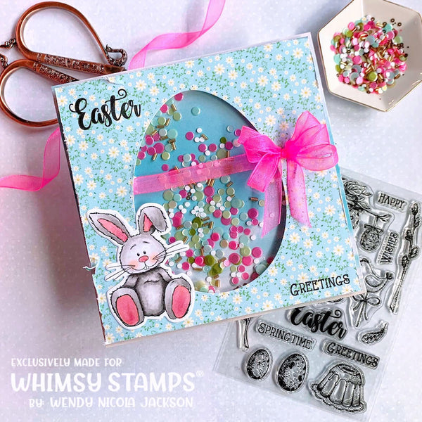 Nested Pierced Egg Die Set - Whimsy Stamps