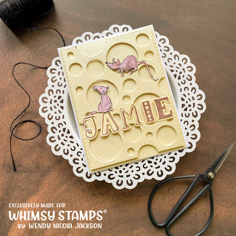 Say Cheese Clear Stamps - Whimsy Stamps