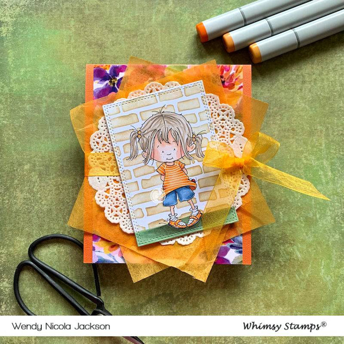 Pigtail Gabby - Digital Stamp - Whimsy Stamps