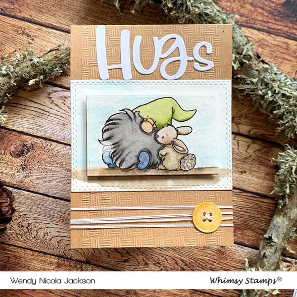 Gnome Think Spring Clear Stamps - Whimsy Stamps