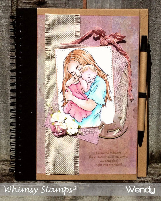Little Angel Mother - Digital Stamp - Whimsy Stamps