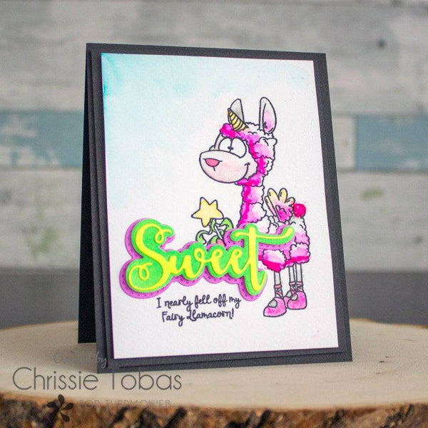 Sweet Word and Shadow Die Set - Whimsy Stamps