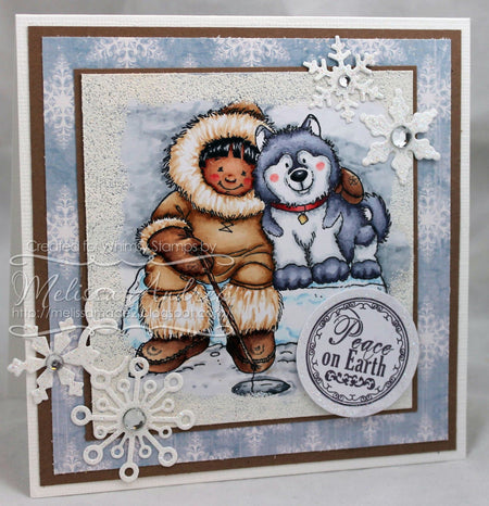 Best Ice Fishing Buds - Digital Stamp - Whimsy Stamps