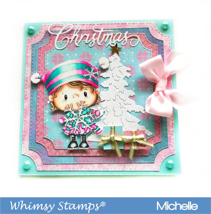 Snowflake - Digital Stamp - Whimsy Stamps