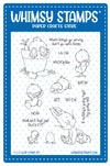 **NEW Whoopsie Clear Stamps - Whimsy Stamps