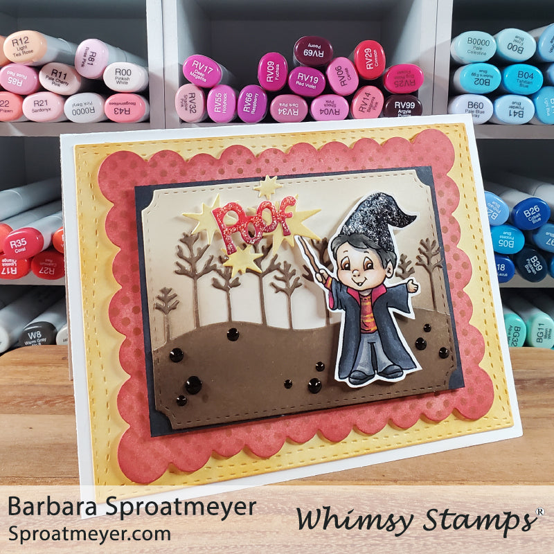 *NEW Poof! Word Die Set - Whimsy Stamps