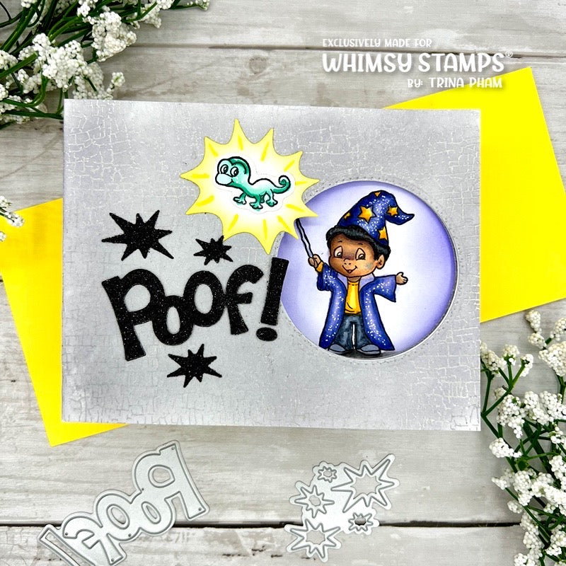 **NEW Poof! Word Die Set - Whimsy Stamps