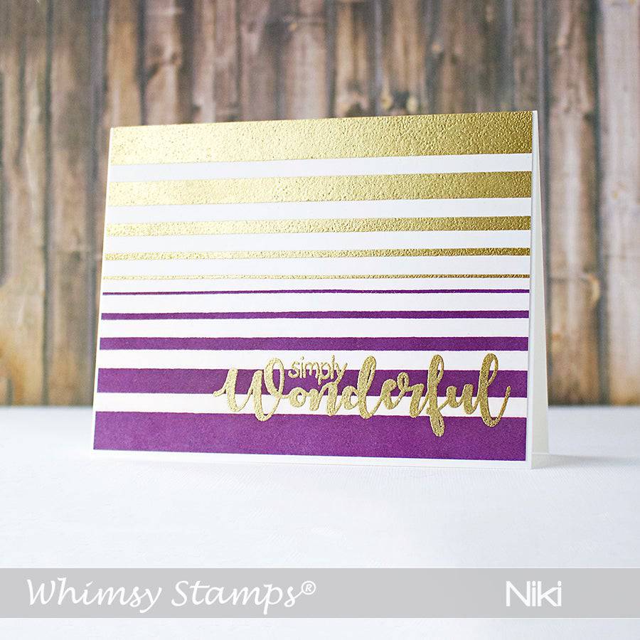 Get in Line Clear Stamps - Whimsy Stamps