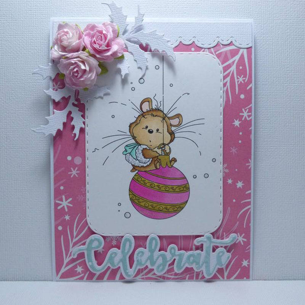 Xmas Hamster - Digital Stamp - Whimsy Stamps