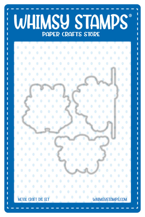 **NEW Yeti Birthday Outlines Die Set - Whimsy Stamps