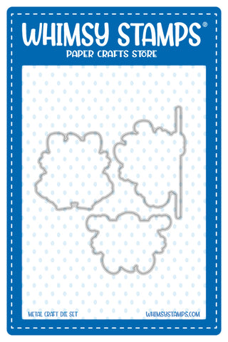 **NEW Yeti Birthday Outlines Die Set - Whimsy Stamps