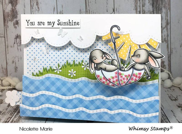 Kinetic Straight Waves Die Set - Whimsy Stamps