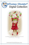 Addie the Acrobat - Digital Stamp - Whimsy Stamps