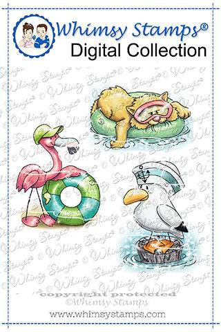 Ahoy, Matey! - Digital Stamp Set - Whimsy Stamps