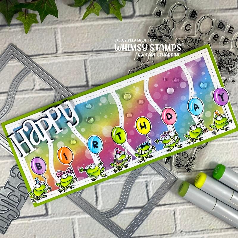 **NEW AlFROGabet Clear Stamps - Whimsy Stamps