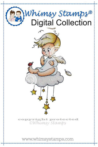 Angel Cody - Digital Stamp - Whimsy Stamps