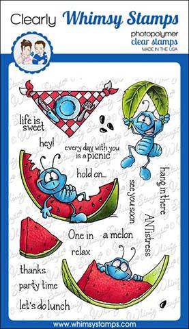 Ants at a Picnic Clear Stamps - Whimsy Stamps