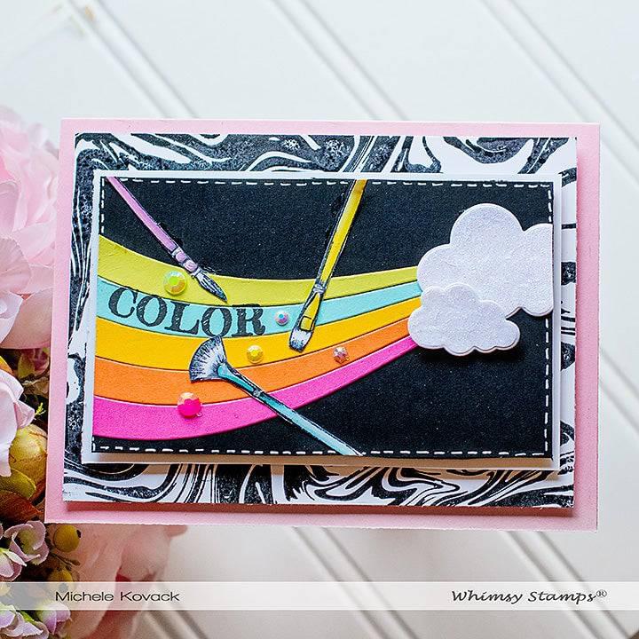 Array of Rainbows Die Set - Whimsy Stamps