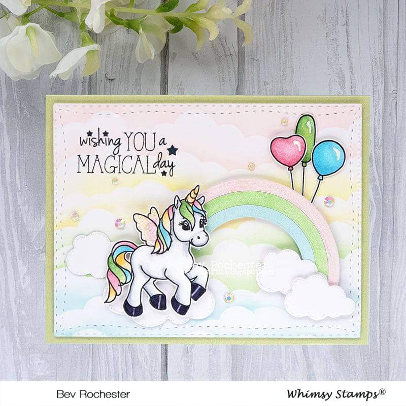 Array of Rainbows Die Set - Whimsy Stamps