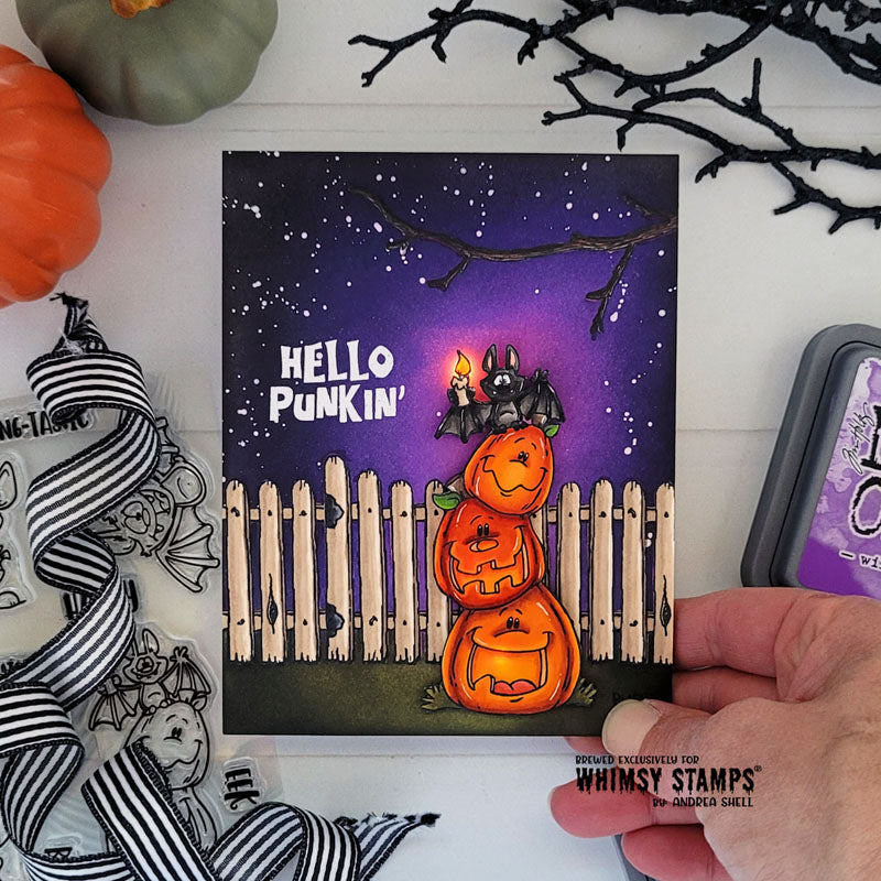 Attempted Murder Clear Stamps - Whimsy Stamps