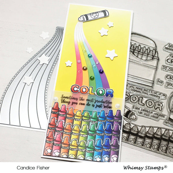 Array of Rainbows Die Set - Whimsy Stamps