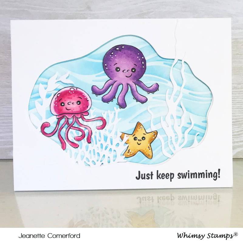 Baby Sea Creatures Clear Stamps - Whimsy Stamps