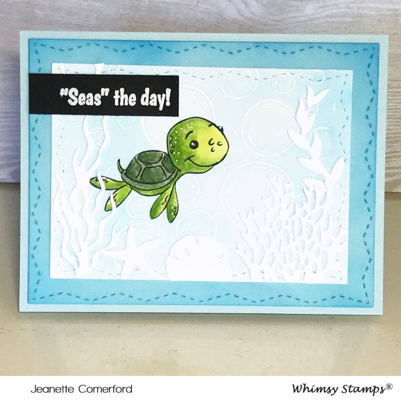 Baby Sea Creatures Clear Stamps - Whimsy Stamps