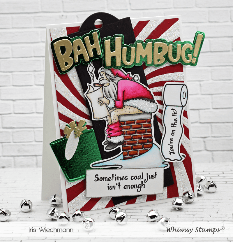 Bah Humbug! Word and Shadow Die Set - Whimsy Stamps