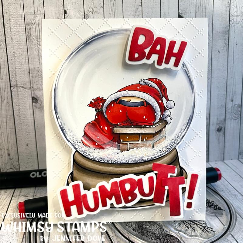 Bah Humbug! Word and Shadow Die Set - Whimsy Stamps