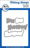 Bah Humbug! Word and Shadow Die Set - Whimsy Stamps
