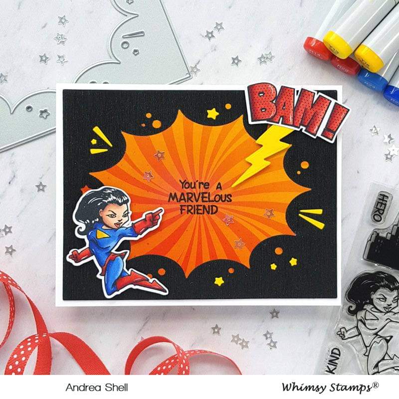 BAM! You're Old Clear Stamps - Whimsy Stamps