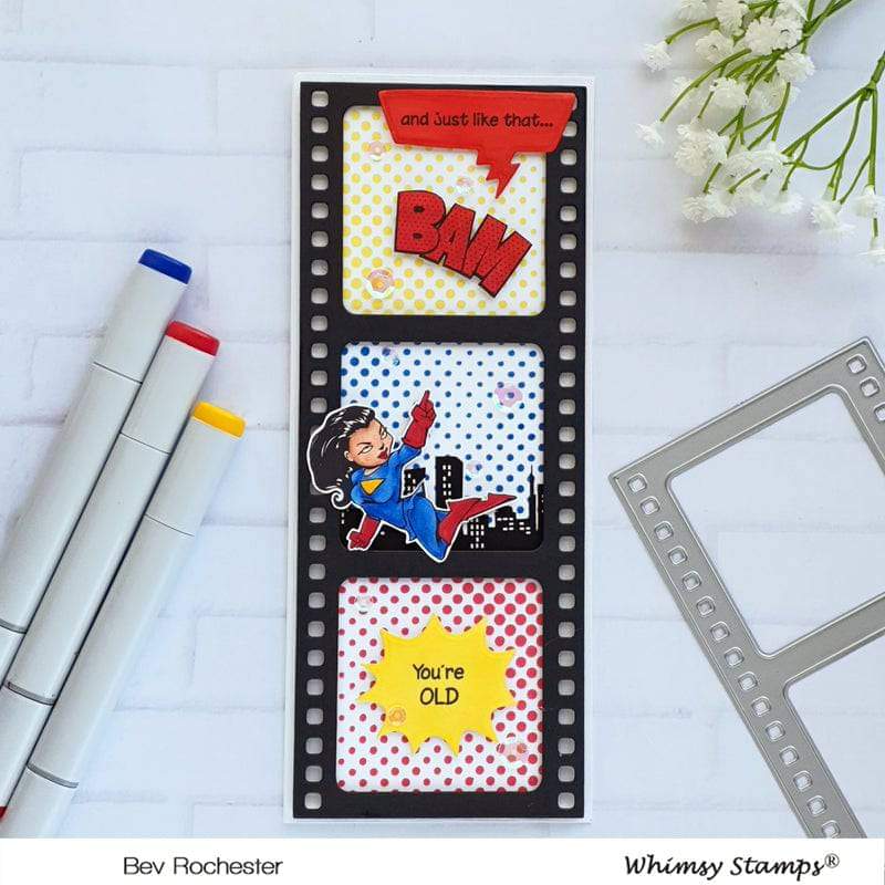 BAM! You're Old Clear Stamps - Whimsy Stamps