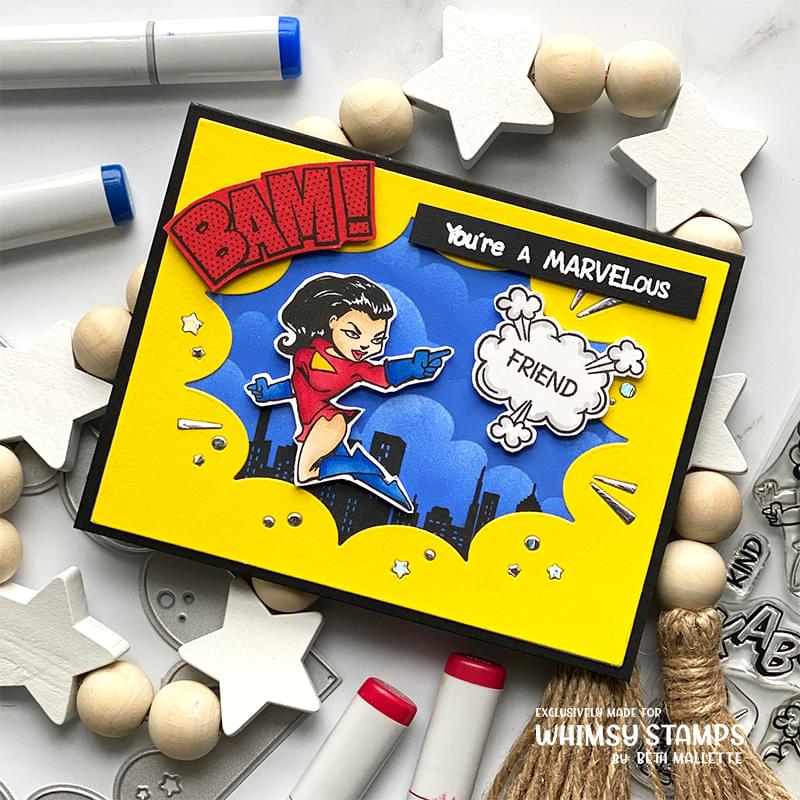 BAM! You're Old Clear Stamps - Whimsy Stamps