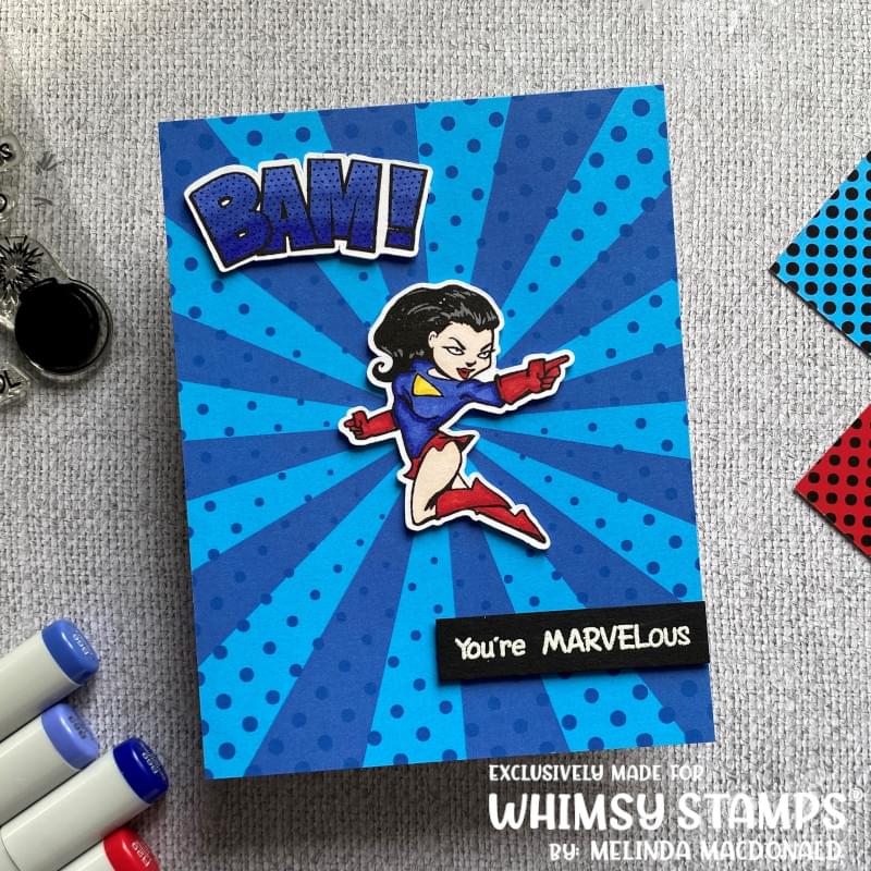 BAM! You're Old Clear Stamps - Whimsy Stamps