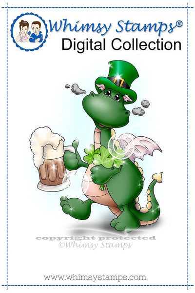 Bart on St. Paddy's Day - Digital Stamp - Whimsy Stamps