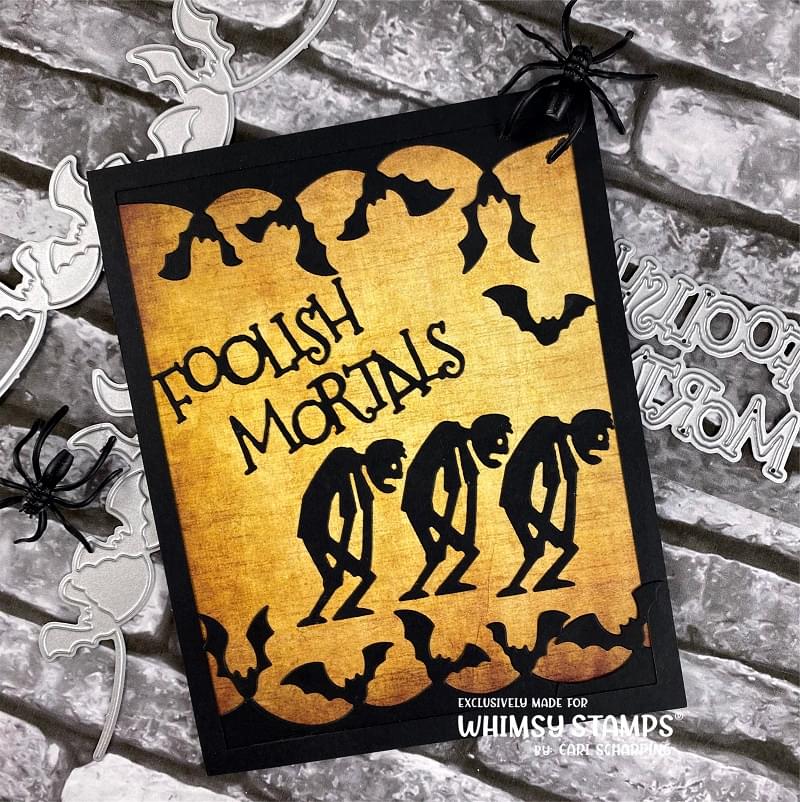 **NEW Bat Reveals Die Set - Whimsy Stamps