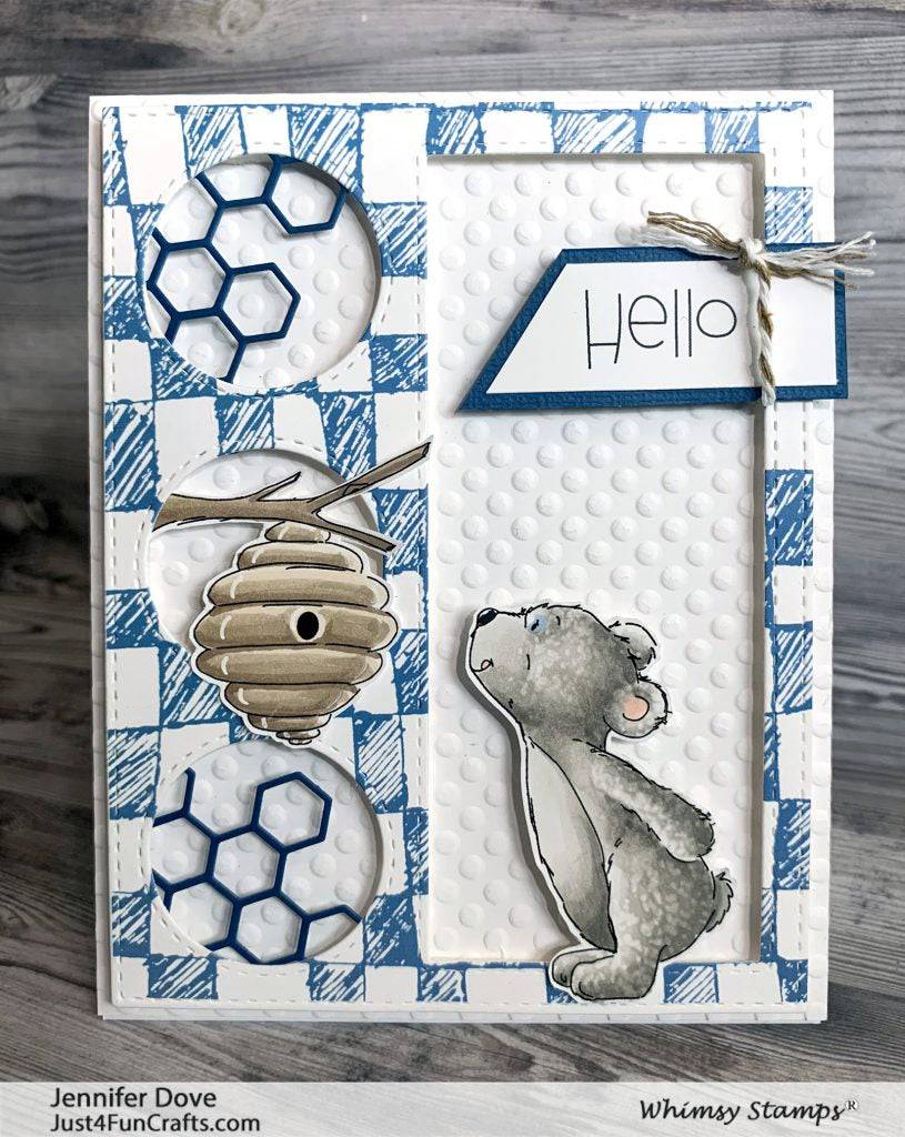 Honeycomb Pattern Die - Whimsy Stamps