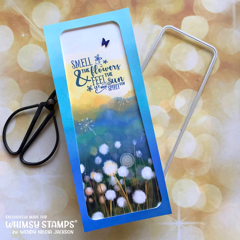 Beaucoup Bouquet Sentiments Clear Stamps - Whimsy Stamps